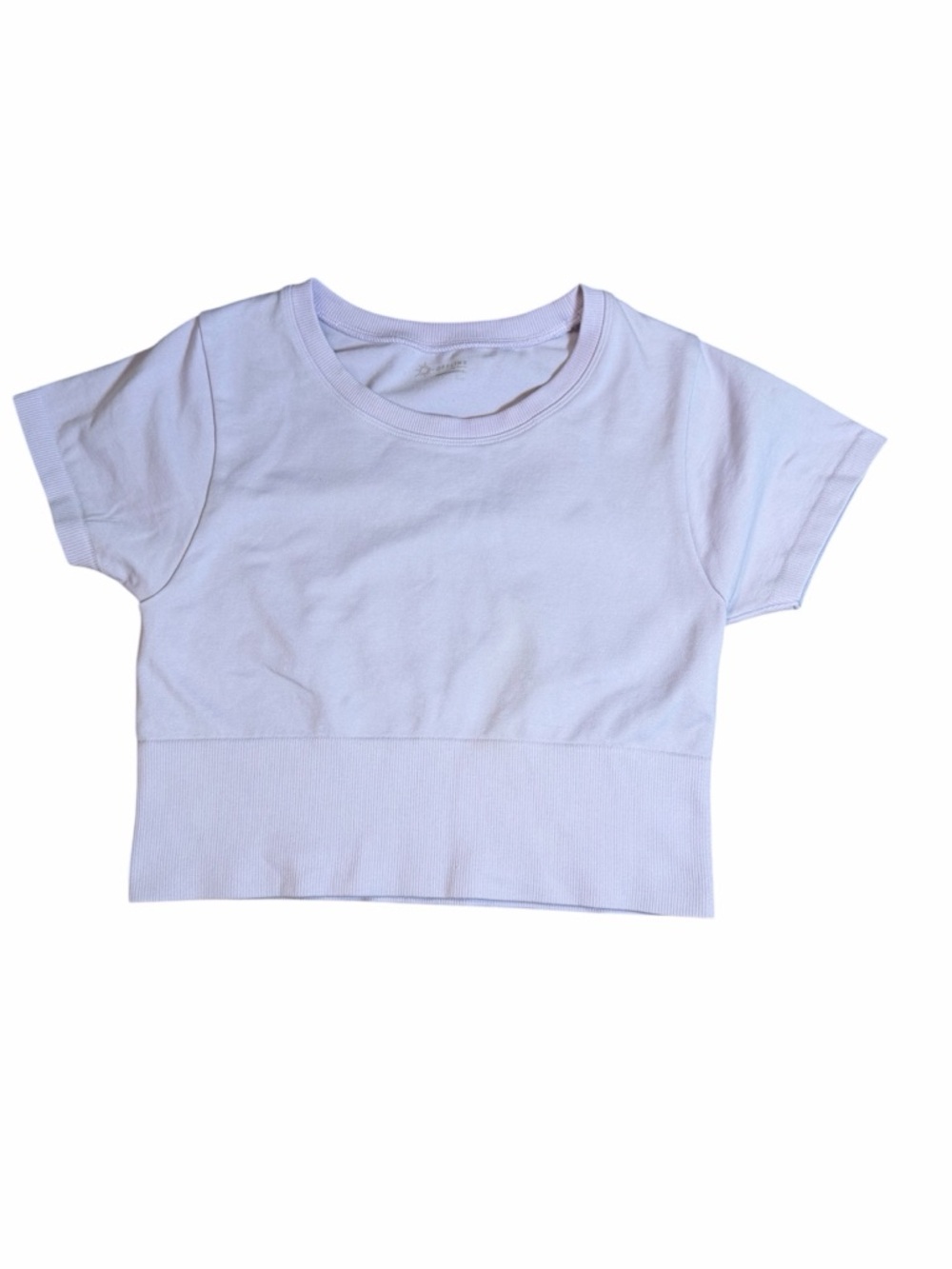 Offline by aerie Crop Tee - light purple - size Small